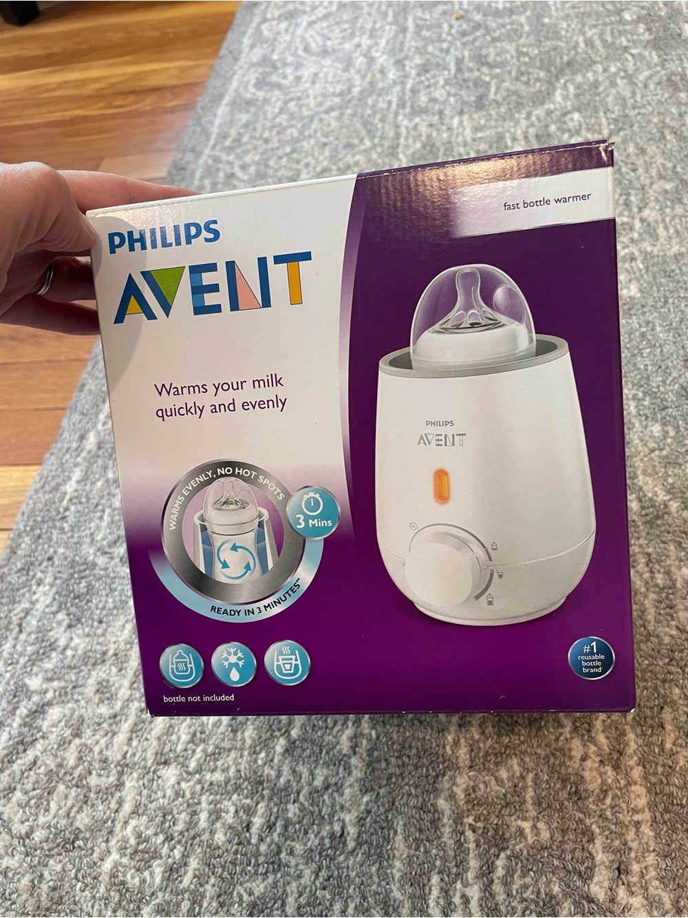 Philips AVENT White & gray Fast Bottle Warmer